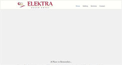 Desktop Screenshot of elektrahotel.gr